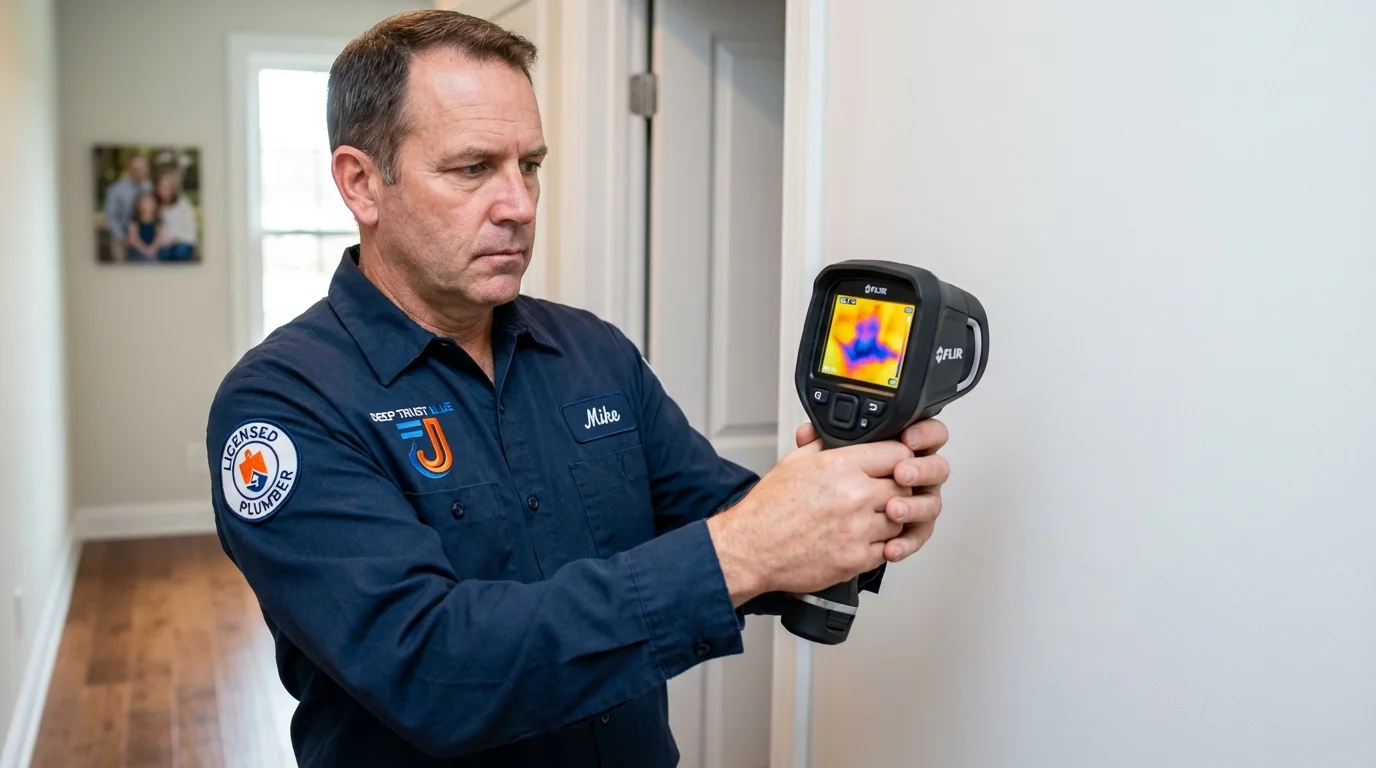 Thermal imaging leak detection by Johns Plumbing LLC in East Helena